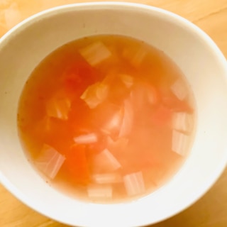 白菜のトマトスープ